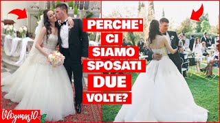 PERCHE CI SIAMO SPOSATI 2 VOLTE SORPRESA DI ANNIVERSARIO 🎄Vlogmas10 [upl. by Nimaynib6]