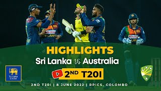 2nd T20I Highlights  Sri Lanka vs Australia 2022 [upl. by Cranston]