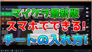 スマホでマイクラのチートを使う方法を解説 小学生・中学生でもできる [upl. by Anitnauq]