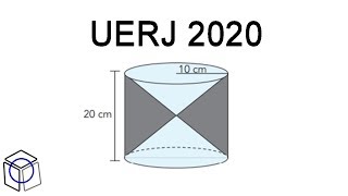 Uerj 2020 Volume Cone e Cilindro Prova Discursiva questão 06 Resolvida Matemática [upl. by Zetnwahs]