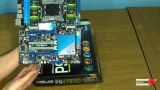 Asus P9X79 Pro Motherboard First Look [upl. by Odnalra]