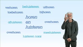 Niveau A1A2B1 horen of luisteren [upl. by Auqinat]