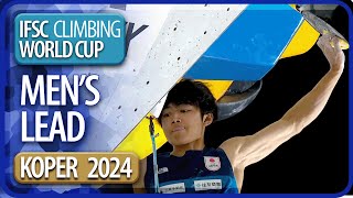 IFSC Lead Finals  Koper  Mens  2024 [upl. by Gifford]