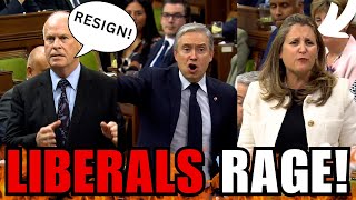 Trudeau Liberals Get FIRED UP When Called Corrupt In Ottawa [upl. by Carpenter703]