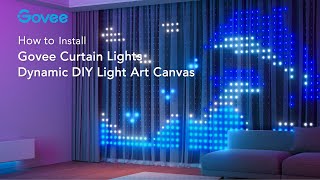 How to Install Govee Curtain Lights [upl. by Calle223]