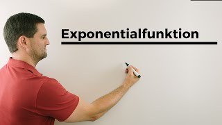 Exponentialfunktion aufstellen mit 2 Punkten Funktionsgleichung bestimmen  Mathe by Daniel Jung [upl. by Ayhtak620]