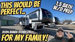 2024 Ahara 378BHOK  Luxury Bunkhouse 5th Wheel with OUTDOOR KITCHEN [upl. by Jabez]