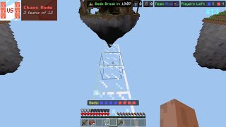 Trying Chaos Mode  Lifeboat Bedwars Part 13 Minecraft Windows 10 [upl. by Celestyn]