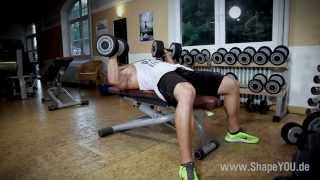 Daniel Gildner MUSCLE COMMANDER  Tag 1 Schulter Nacken Brust Training [upl. by Yklam]