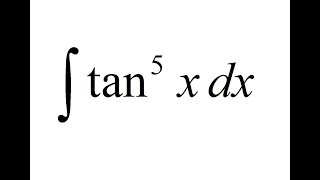 Integral tan5x Detailed solution by Dig Your Mind [upl. by Saimerej]