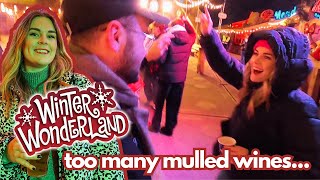 whats WINTER WONDERLAND London really like we had a lot of mulled wines [upl. by Neeloj]