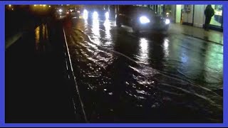 Tidal Flooding Ilfracombe Wilder Road Extreme High Seas 2014 [upl. by Niltiac48]