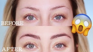 HOW TO TINT YOUR EYEBROWS  Glamnanne [upl. by Orr]