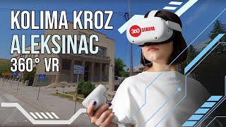 Vožnja kroz Aleksinac u 360° [upl. by Thaddus]