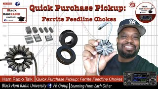 Quick Purchase Pickup Ferrite Feedline Chokes [upl. by Nivad]