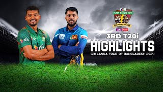 Bangladesh vs Sri Lanka Highlights  3rd T20i  Sri Lanka tour of Bangladesh 2024 [upl. by Shakespeare]