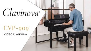 Yamahas Flagship CVP909 Clavinova  Video Overview [upl. by Debo]