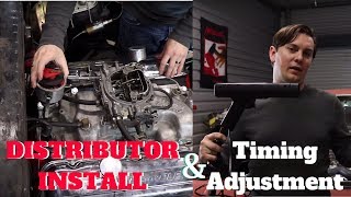 How to Install a Distributor in a Big Block Chevy  How to Adjust Timing on a Chevy [upl. by Spearman]