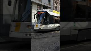 Bombardier Flexity “Albatros” in Ghent🇧🇪 tram publictransport ghent shorts [upl. by Iztim892]