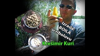 Izrada Fish boila u šaranolovu by Krešimir Kuri  Šumbar  ribolov u lomu  VSP Igor Pavičić [upl. by Armand]