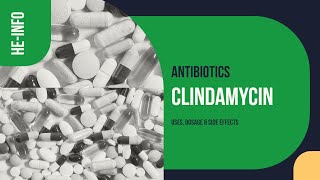 clindamycin  Uses Dosage Side Effects amp Mechanism  Cleocin [upl. by Aihtyc496]