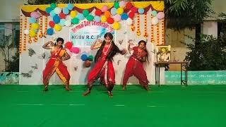 10th class pranavalaya song with dance in annual day celebrations kgbv [upl. by Oregolac301]