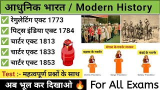 Regulating act of 1773  pits india act 1784  all charter acts Modern historyStudy vines official [upl. by Helali]