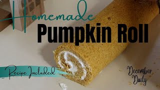 HOMEMADE PUMPKIN ROLLS  RECIPE INCLUDED  EASY PUMPKIN ROLL TUTORIAL  POSITIVELY AMY [upl. by Waldman]