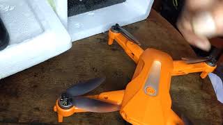 drone K80 PRO com GPS  unboxing PTBR [upl. by Minier834]