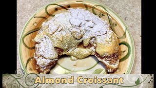 Almond Croissants just like from a bakery Cheekyricho Cooking YouTube video recipe ep 1353 [upl. by Nireil]