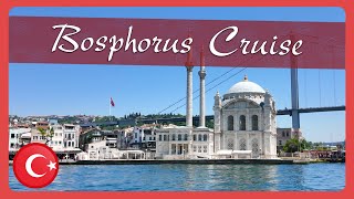 Panoramic Bosphorus Cruise 🚢 ISTANBUL 🌅 Scenic Boat Tour  4K 60fps [upl. by Ver]