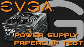 EVGA Power Supply Paperclip Test [upl. by Quill]