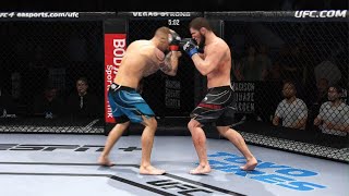 Khabib getting kod by Poirier [upl. by Seira779]