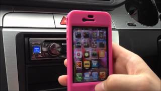 Alpine CDE133BT Bluetooth Pairing Guide Apple iPhone [upl. by Atiuqahs]