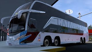 PARTE 1  CAMPINAS SP X CURITIBA PR G8 1800 DD MERCEDES EURO 6 MAPA RBR ETS 2 150 SOM REALISTA [upl. by Clywd]