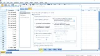 Oneway nonparametric ANOVA KruskalWallis test in SPSS [upl. by Tnias]