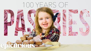 Kids Try 100 Years of Pastries [upl. by Llekim124]