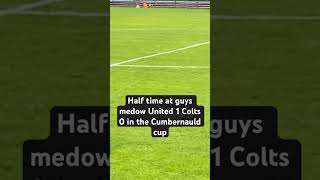 Cumbernauld United 1 Cumbernauld Colts 0 At half time [upl. by Lonny560]