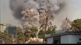 Plasco Tower Collapse Teheran STABILIZED CONTROLLED DEMOLITION [upl. by Etterraj]