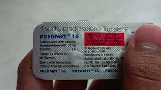 Methylprednisolone Tablets IP Uses In Hindi  PREDMET 16 TABLET Uses In Hindi [upl. by Tivad974]