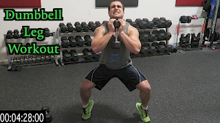 Intense 5 Minute Dumbbell Leg Workout [upl. by Lewse395]