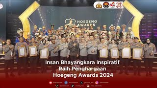 Insan Bhayangkara Inspiratif Raih Penghargaan Hoegeng Award 2024 [upl. by Yajnas]