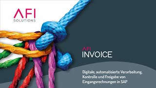 Eingangsrechnungsverarbeitung in SAP AFI Invoice für SAP S4HANA und SAP ERP [upl. by O'Donovan]