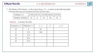 G11 Maths Chapter6 Statistics006 [upl. by Esom644]