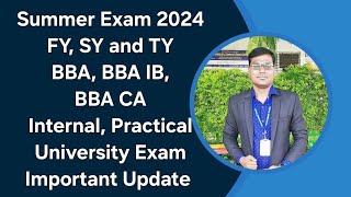 BBA BBA IB BBA CA Exams Key Dates and Details [upl. by Rednave]