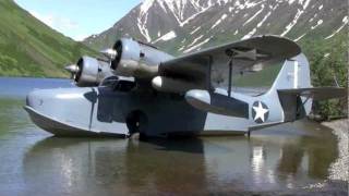 Grumman Goose N703 Crescent Lake Alaska July 92011 [upl. by Ymma]