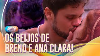 OS BEIJOS DE BRENO E ANA CLARA NO BBB18 👩‍❤️‍💋‍👨  BBB 18 [upl. by Web]