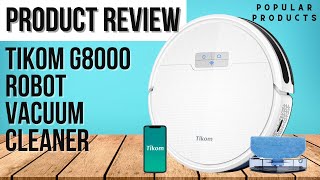 Tikom G8000 Robot Vacuum Cleaner Review [upl. by Tobi]