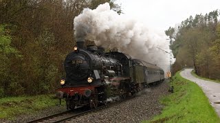 Mit 38 3199 zur Sauschwänzlebahn am 16042016 [upl. by Htinek]