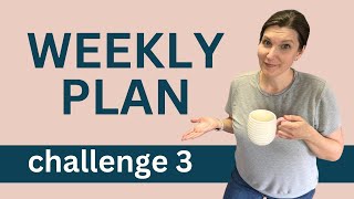 You Must Have a Plan Homemaking Routines Challenge 3 [upl. by Nylrebmik]